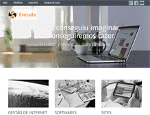 Tablet Screenshot of executa.com.br